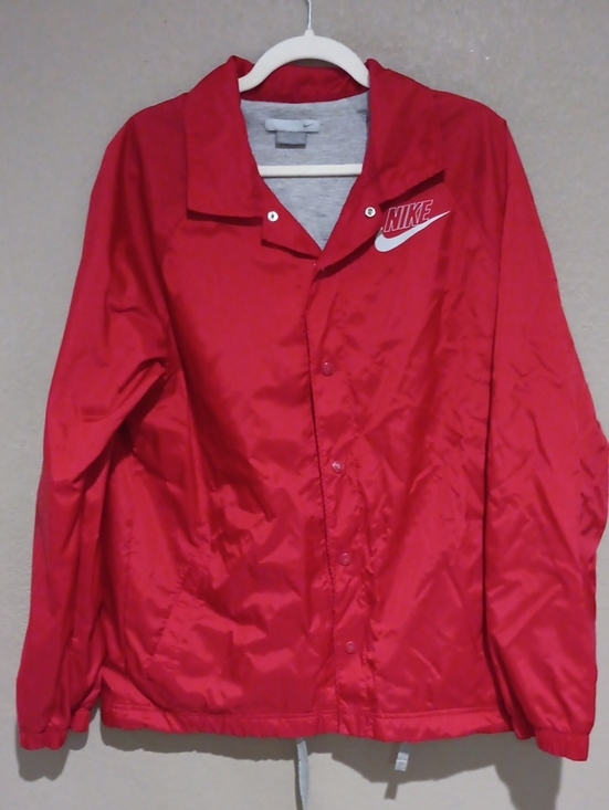 Nike Other - Nike Men's Red Coach Jacket